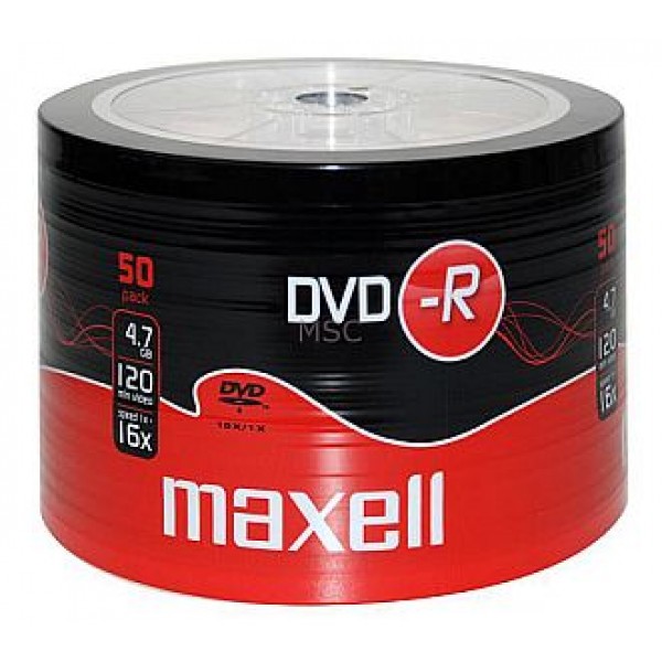 Maxell DVD-R 4.7GB 16X 50 SHRINK
